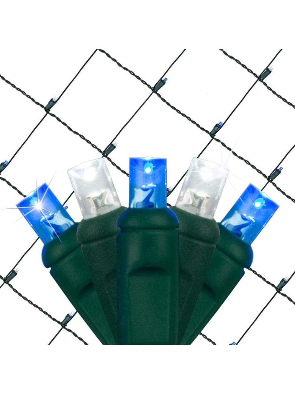 SoftTwinkle Pulsing Net Twinkle Lights, Net Lights Outdoor Twinkling Christmas